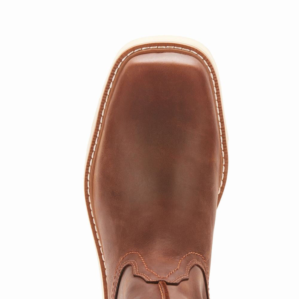 Brown Men's Ariat Rambler Recon Dress Boots | 9061-IPWTY