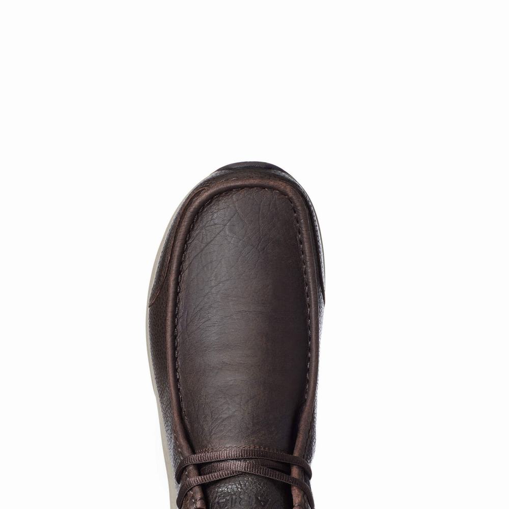 Brown Men's Ariat Spitfire Sneakers | 1857-OKRDB