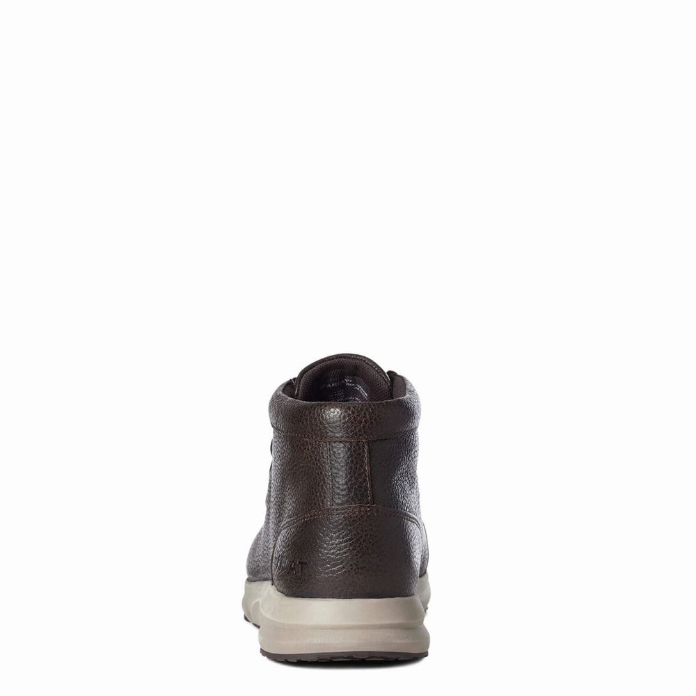 Brown Men's Ariat Spitfire Sneakers | 1857-OKRDB