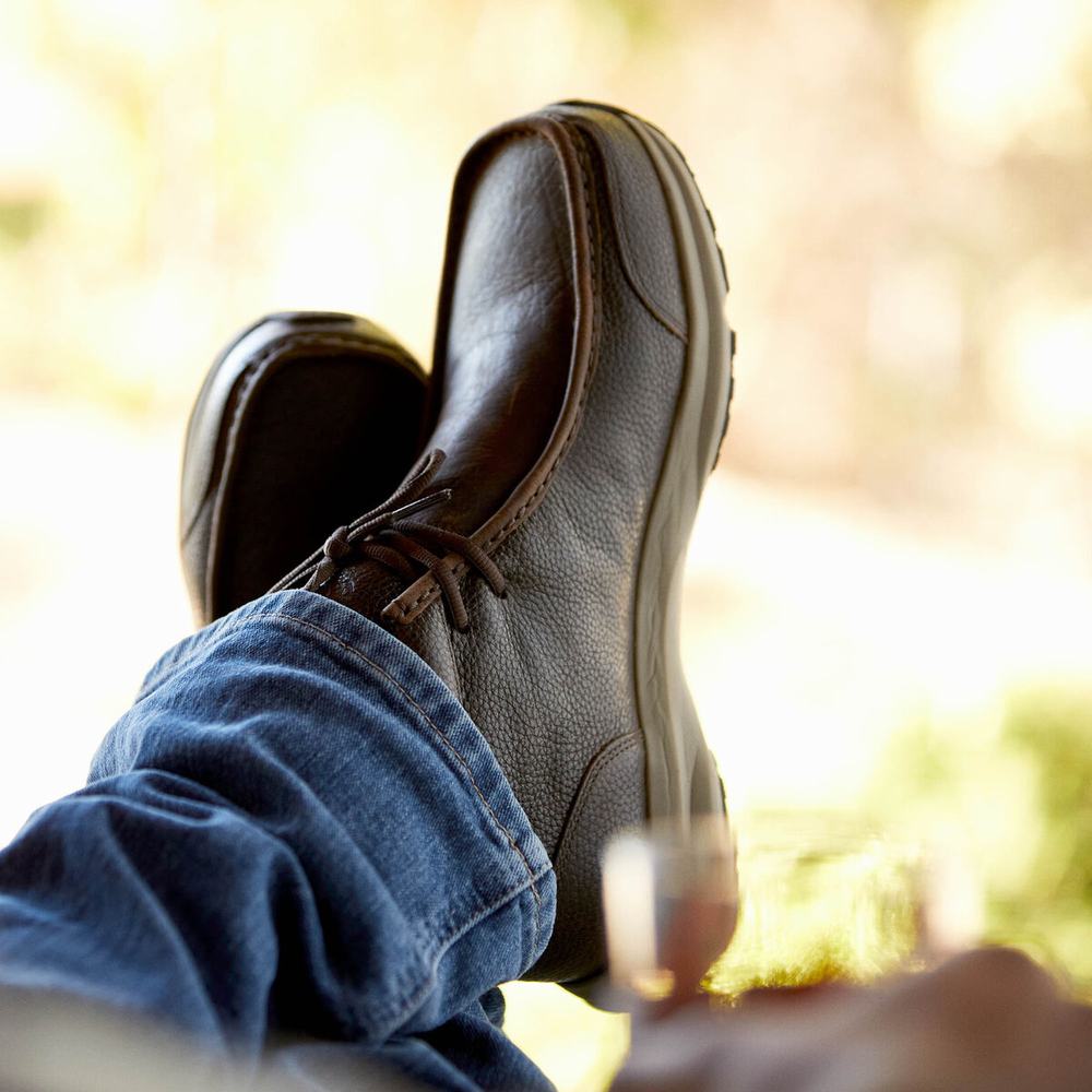 Brown Men's Ariat Spitfire Sneakers | 1857-OKRDB