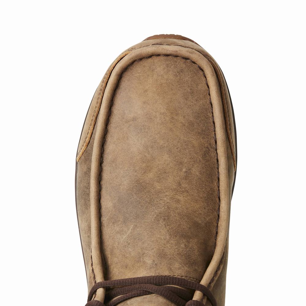 Brown Men's Ariat Spitfire Sneakers | 3264-DYFTB