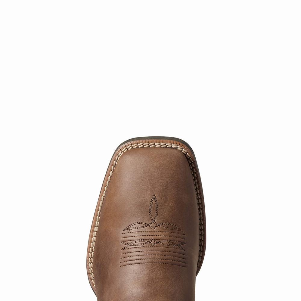 Brown Men's Ariat Sport Orgullo Mexicano II Western Boots | 1708-PJLSO