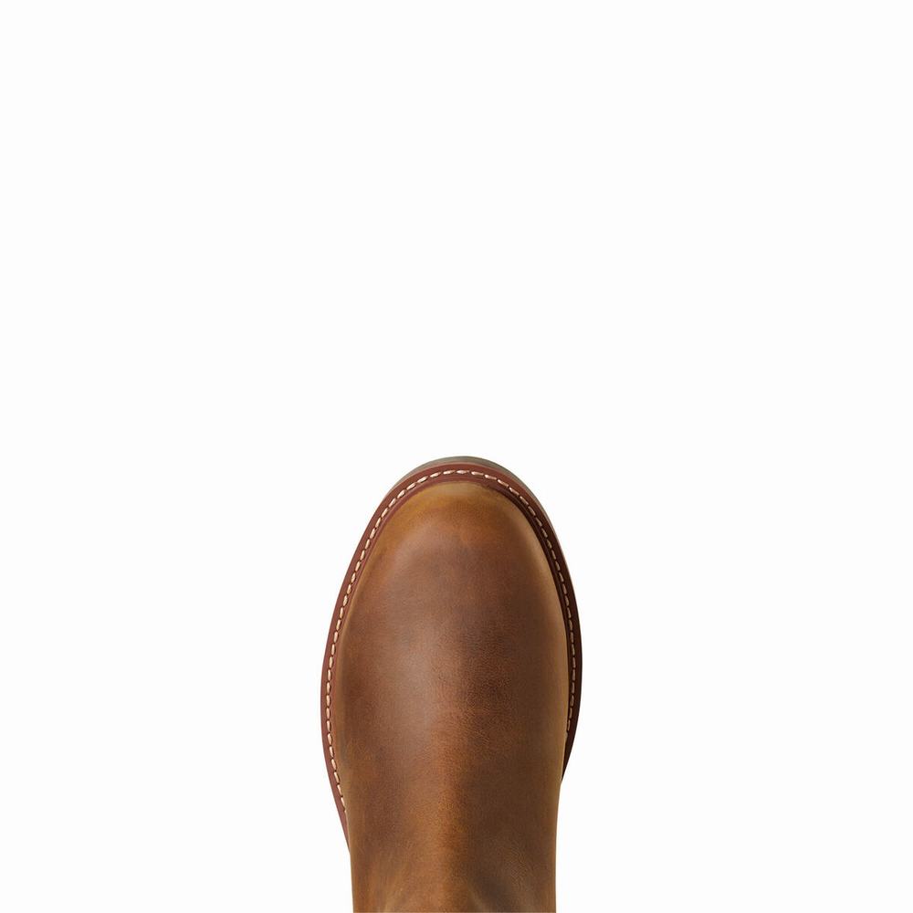 Brown Men's Ariat Wexford Waterproof Waterproof Boots | 5981-KFXDL