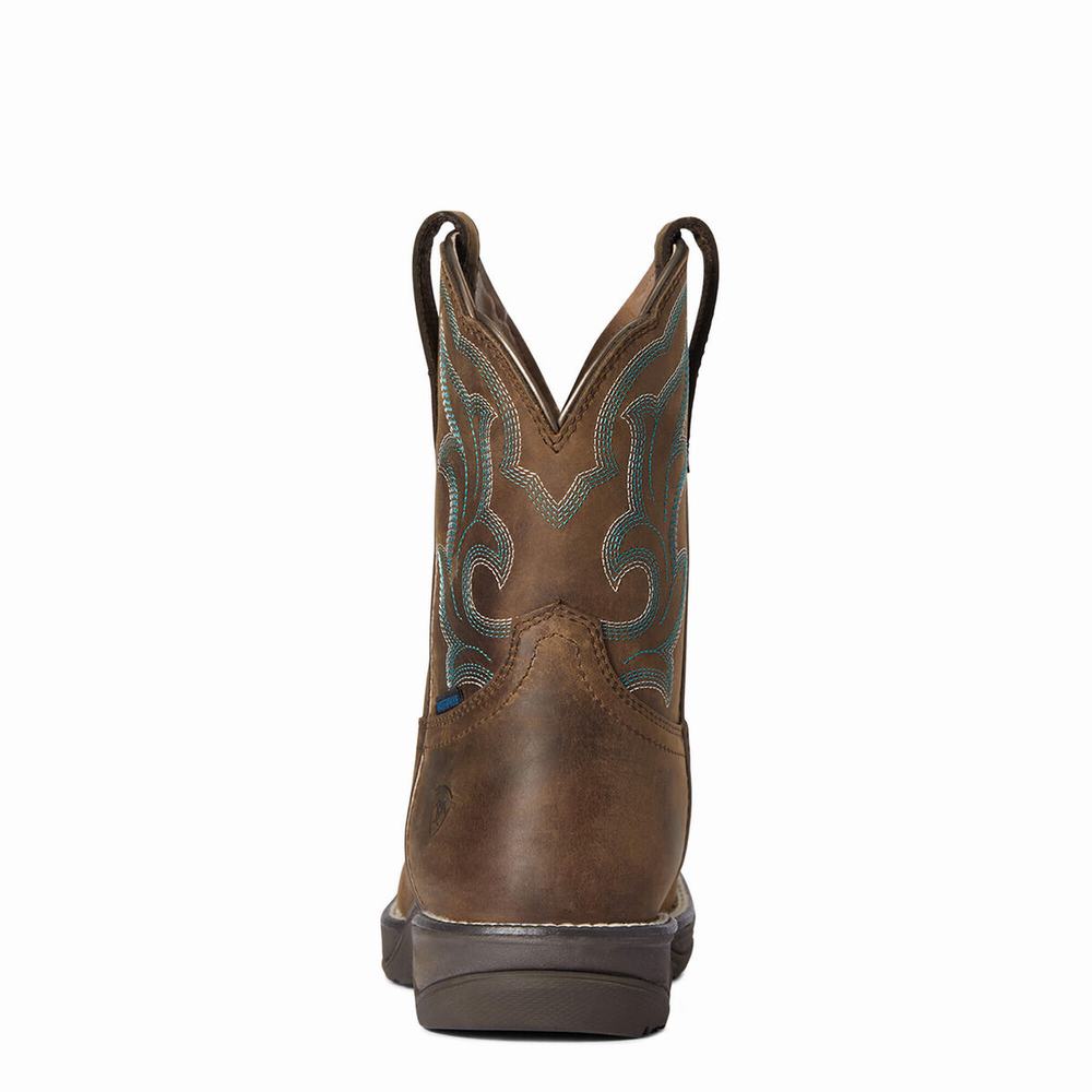 Brown Women's Ariat Anthem II Waterproof Waterproof Boots | 4510-OKUWV