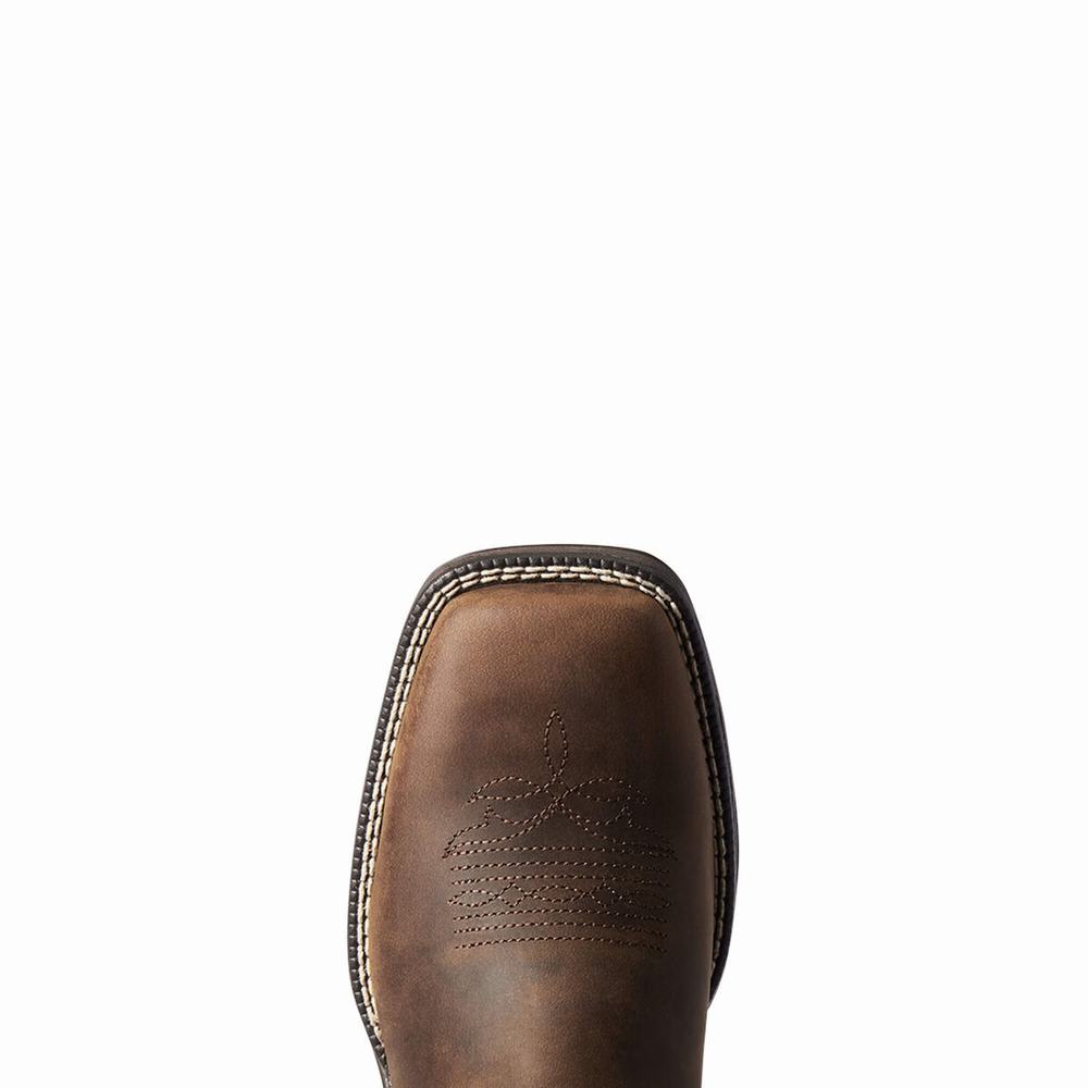 Brown Women's Ariat Anthem II Western Boots | 5346-YVRSF