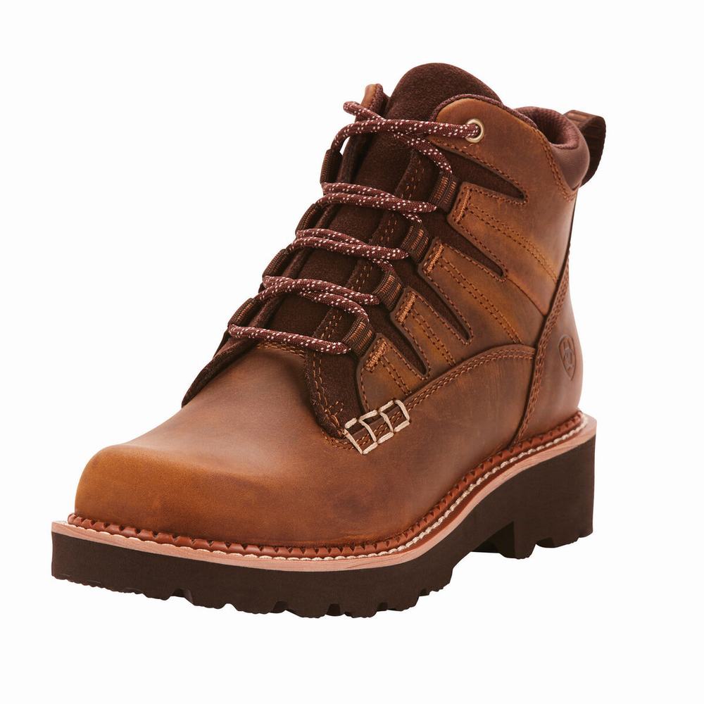 Brown Women's Ariat Canyon II Hiking Boots | 4516-QJYZN