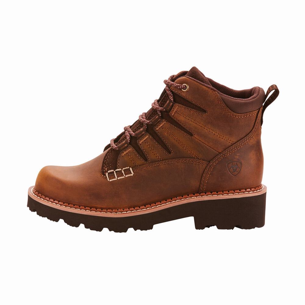 Brown Women's Ariat Canyon II Hiking Boots | 4516-QJYZN