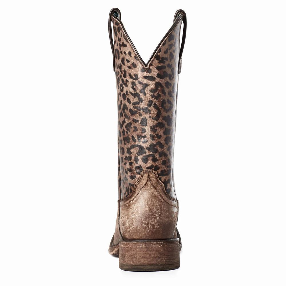 Brown Women's Ariat Circuit Savanna Western Boots | 4710-NYOAR