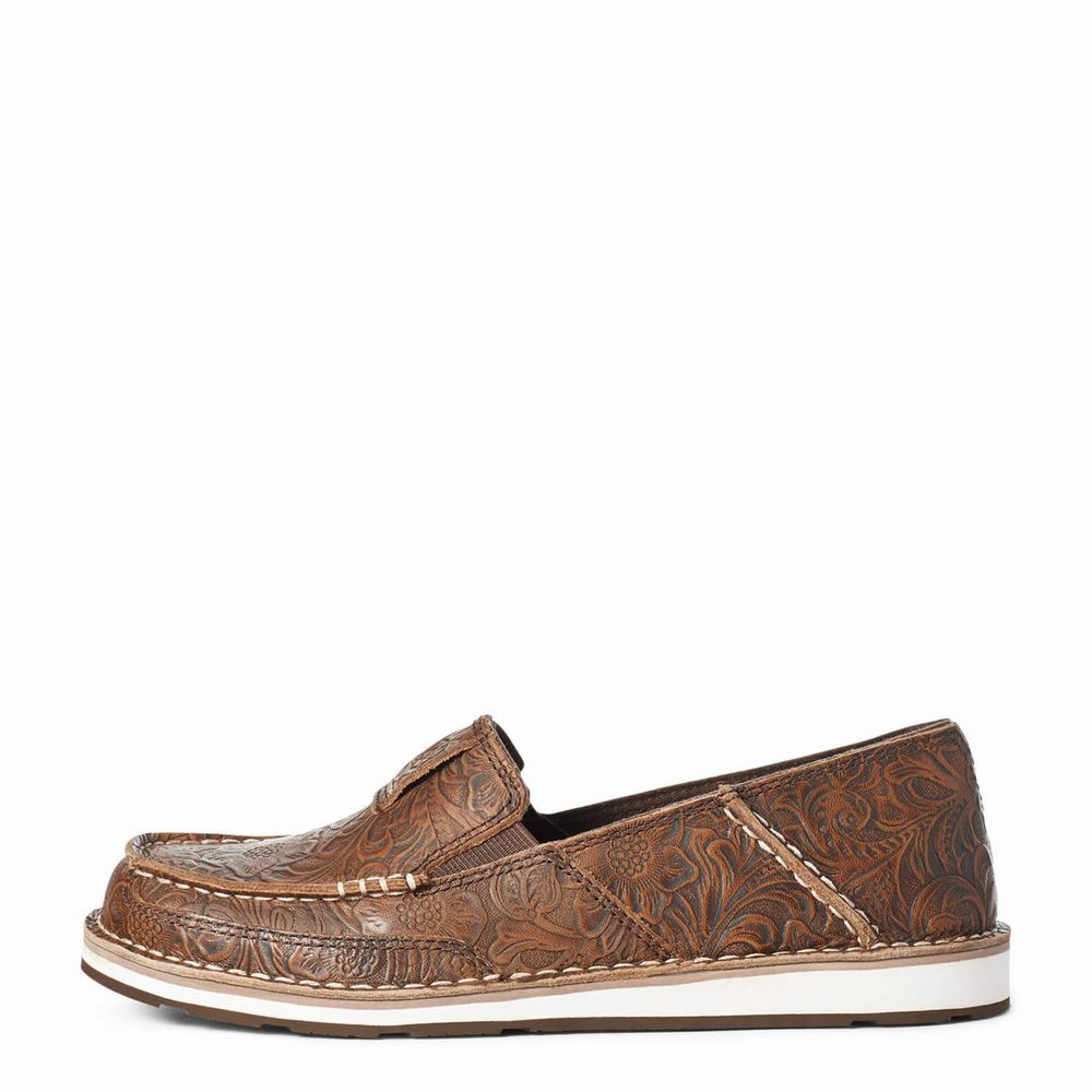 Brown Women's Ariat Cruiser Sneakers | 1298-YLKOR