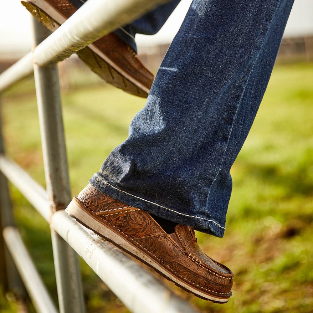 Brown Women's Ariat Cruiser Sneakers | 1298-YLKOR