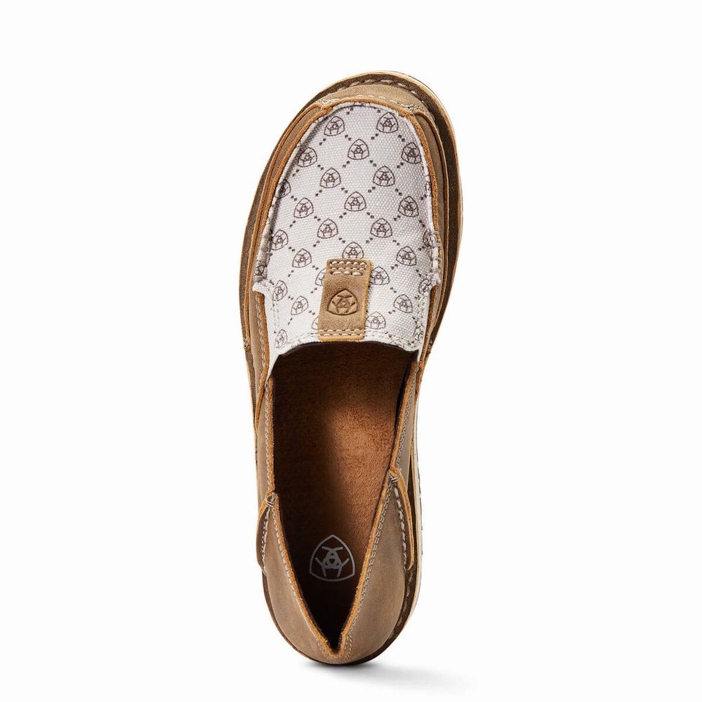 Brown Women's Ariat Cruiser Sneakers | 3102-KESAY