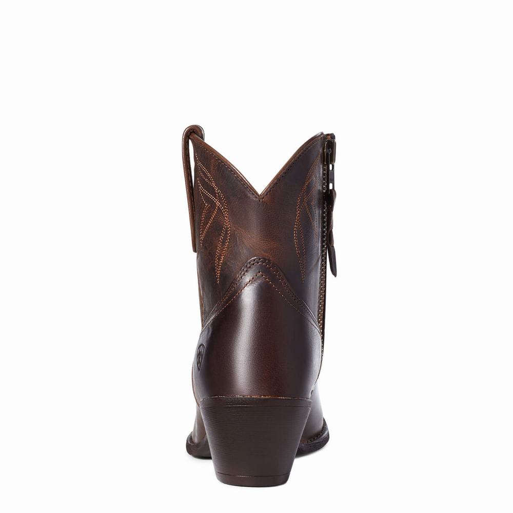 Brown Women's Ariat Darlin Booties | 9851-ZJCXW