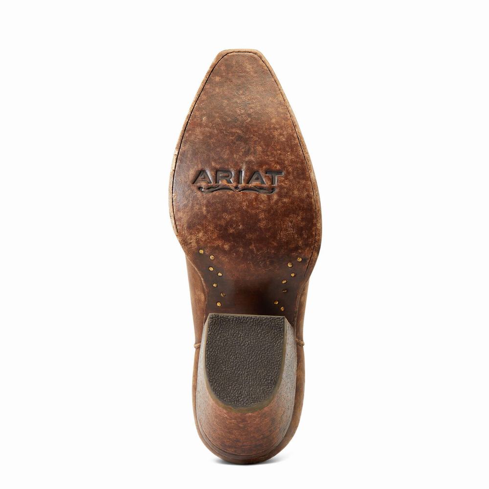 Brown Women's Ariat Hazel Booties | 6347-PCQWE