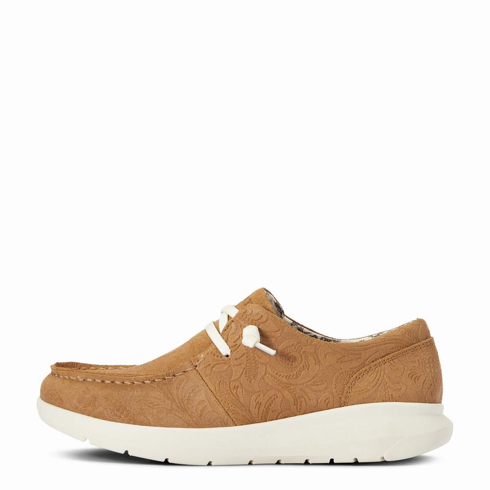 Brown Women's Ariat Hilo Sneakers | 1547-FYHJU