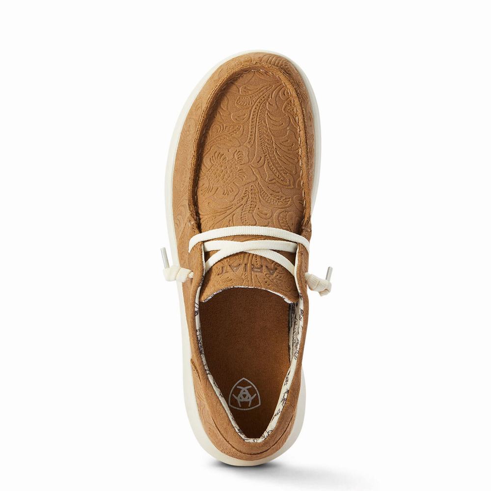 Brown Women's Ariat Hilo Sneakers | 1547-FYHJU