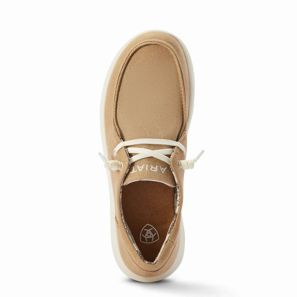 Brown Women's Ariat Hilo Sneakers | 1649-RIPAQ