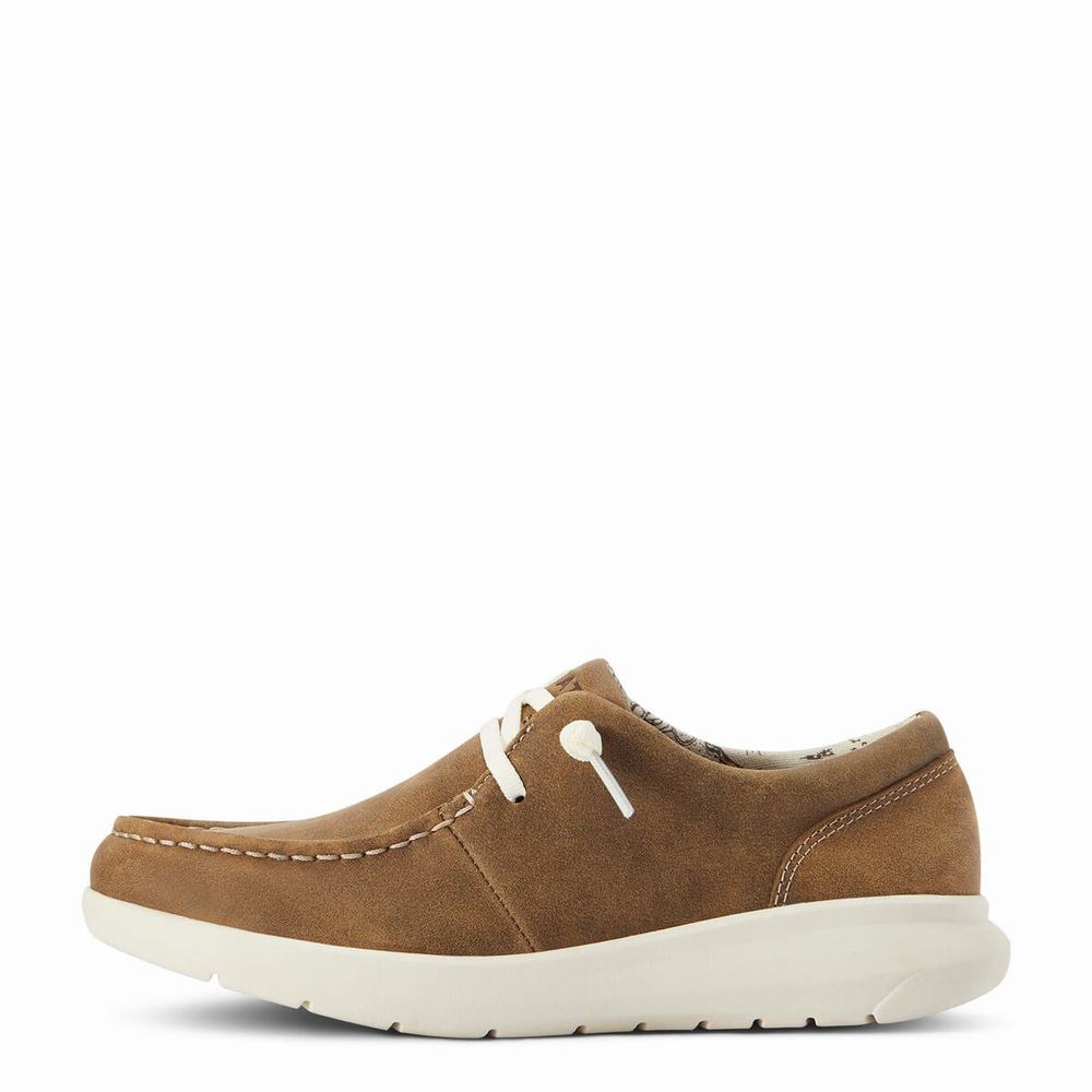 Brown Women's Ariat Hilo Sneakers | 8957-GDTFN