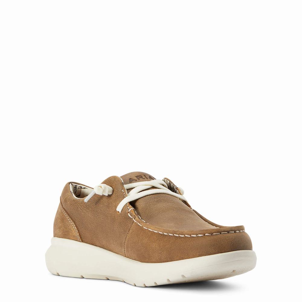 Brown Women's Ariat Hilo Sneakers | 8957-GDTFN