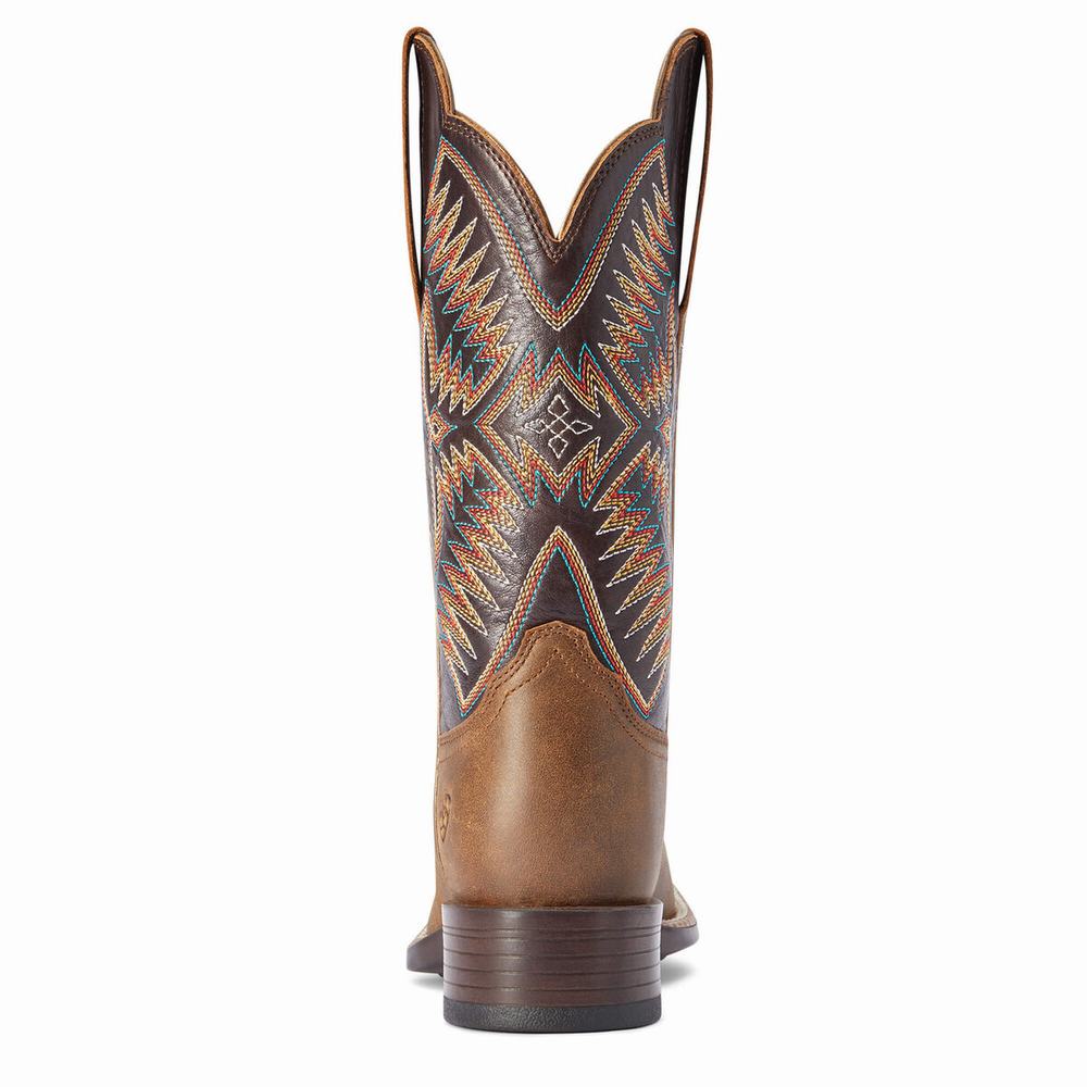 Brown Women's Ariat Odessa Western Boots | 2456-KXSBV