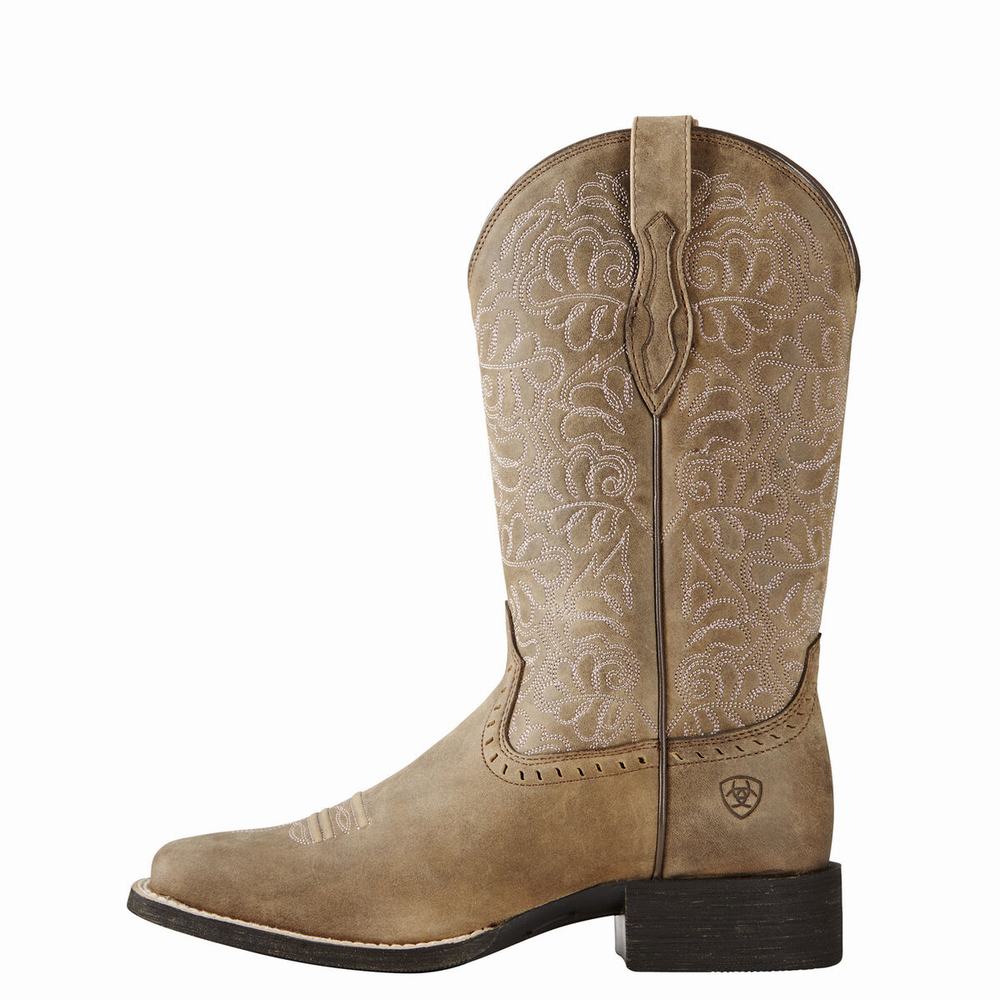 Brown Women's Ariat Round Up Remuda Western Boots | 9310-HIYTB