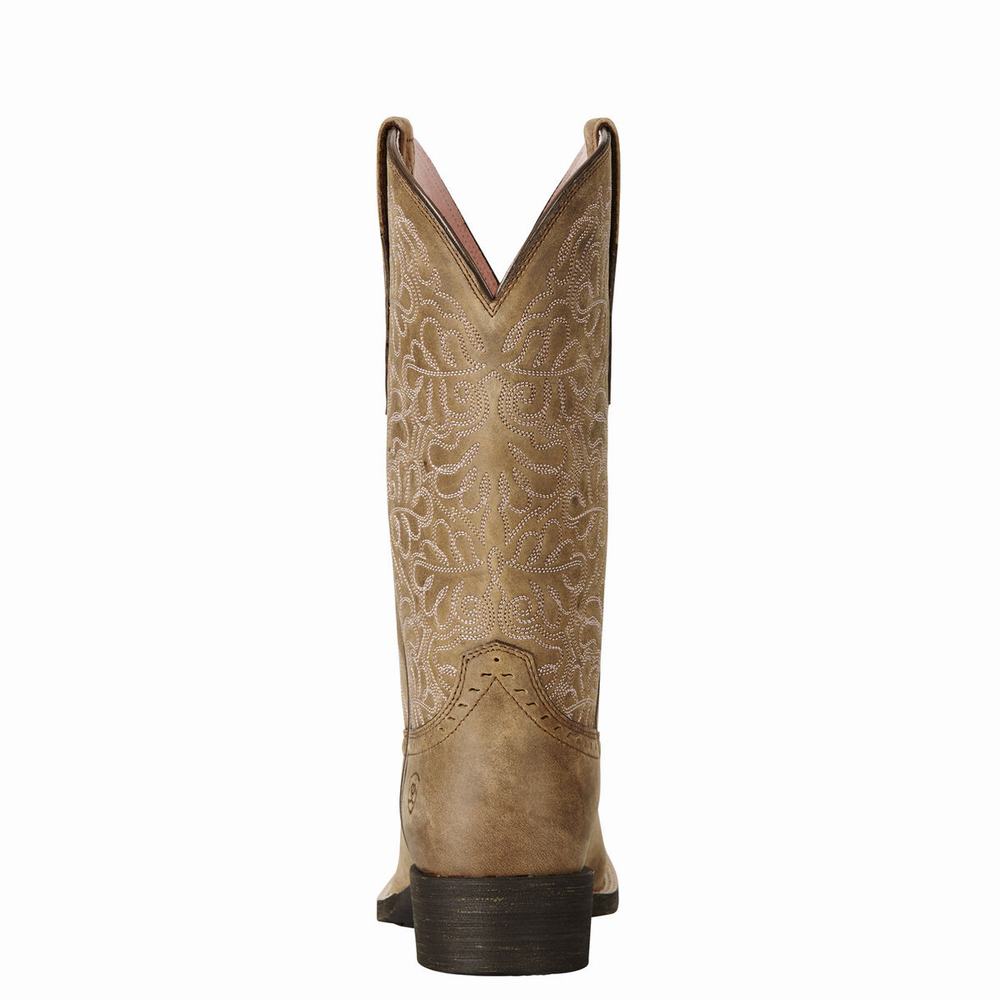 Brown Women's Ariat Round Up Remuda Western Boots | 9310-HIYTB