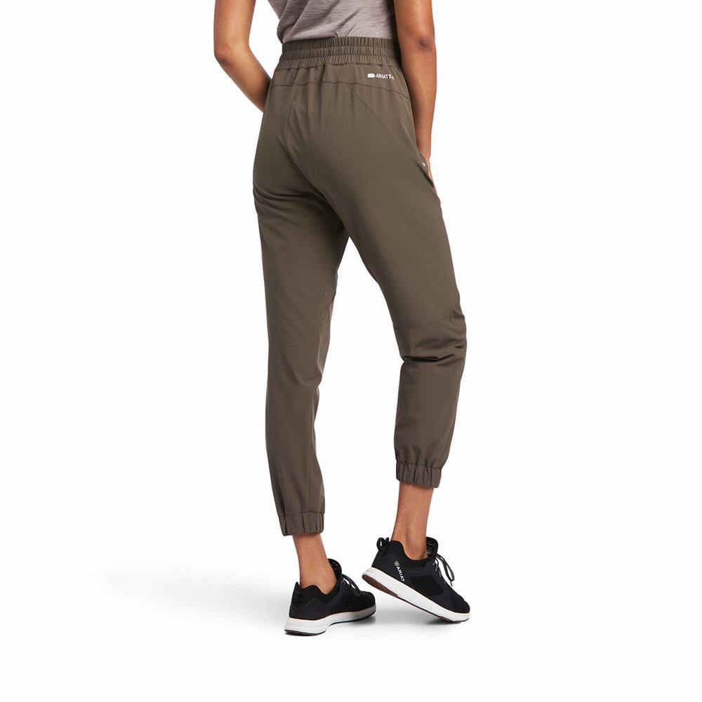 Brown Women's Ariat TEK Pants | 8097-EIJYS