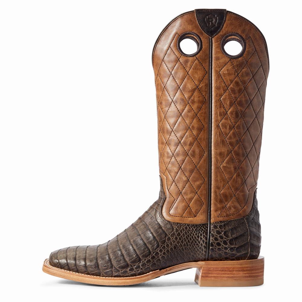 Chocolate Men's Ariat Relentless Winner's Circle Western Boots | 6783-SFGEL