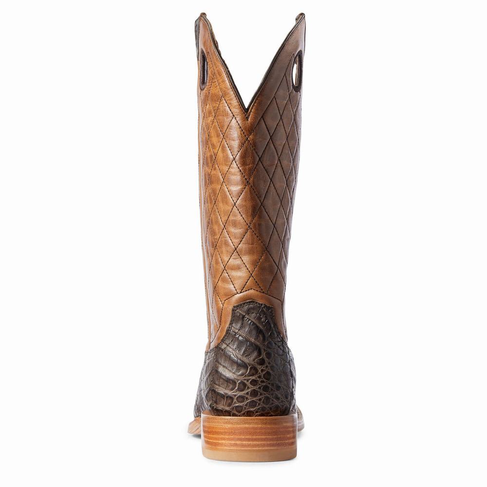 Chocolate Men's Ariat Relentless Winner's Circle Western Boots | 6783-SFGEL