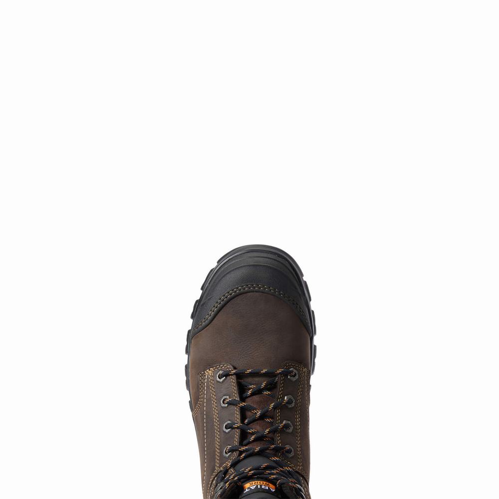 Dark Brown Men's Ariat Treadfast 6