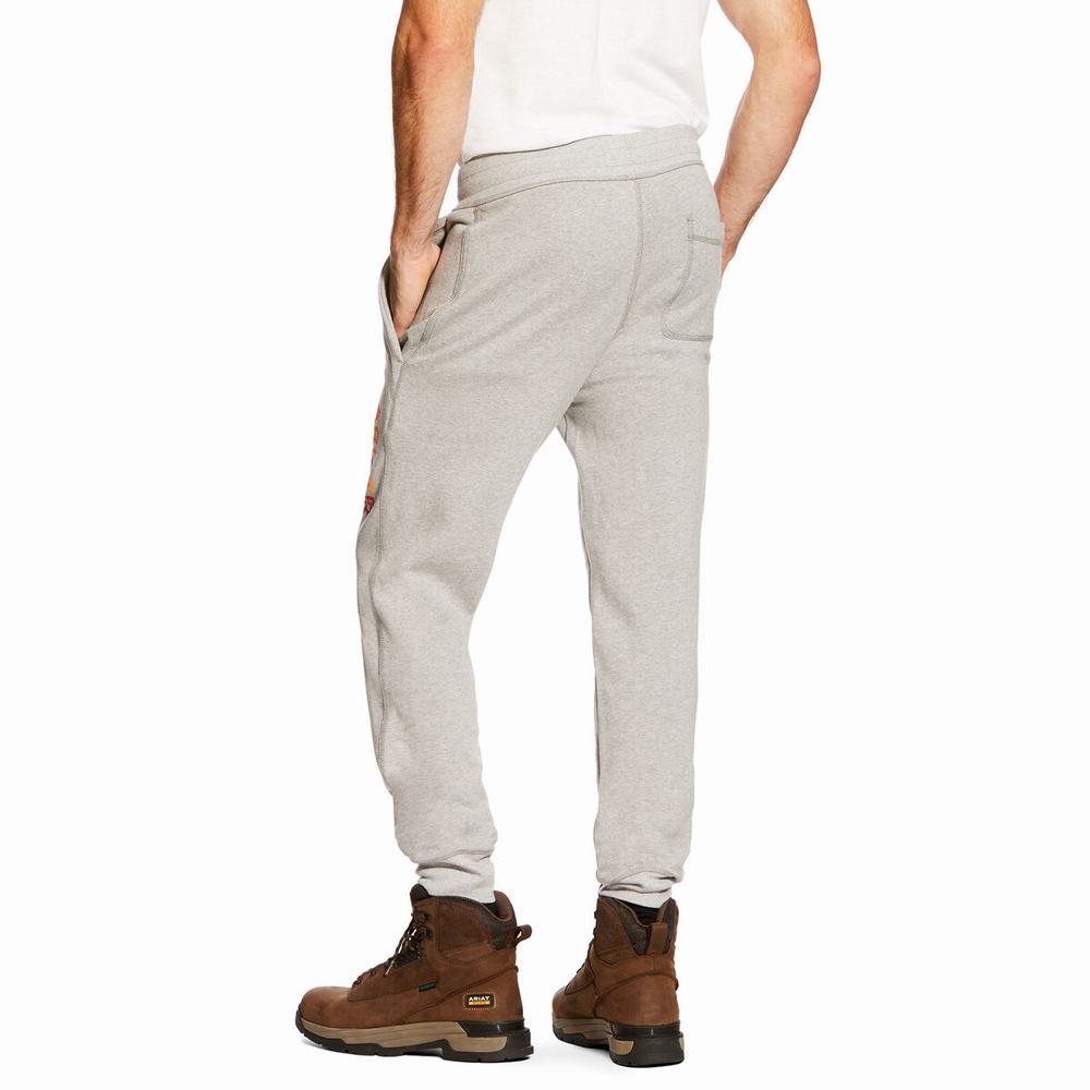 Grey Men's Ariat FR Pants | 3029-EFDZR