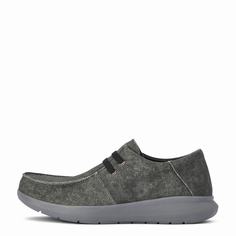 Grey Men's Ariat Hilo Stretch Sneakers | 8925-TBQEV