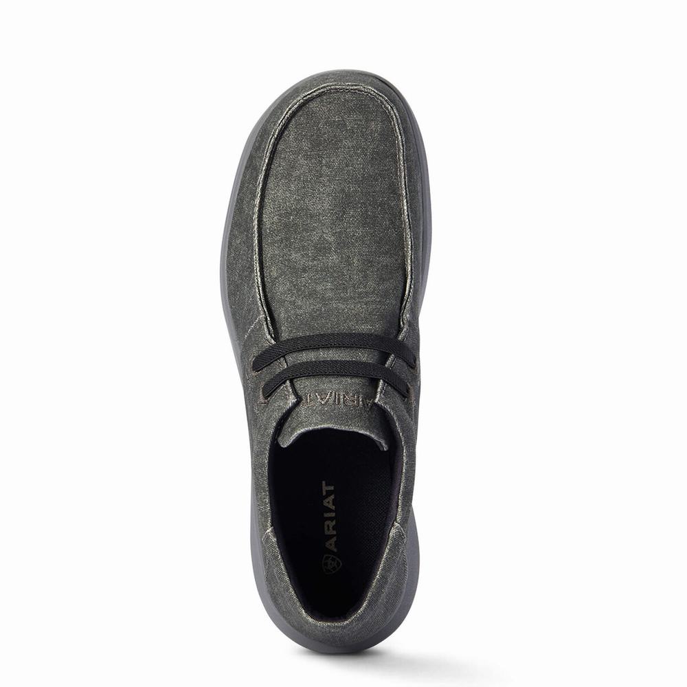 Grey Men's Ariat Hilo Stretch Sneakers | 8925-TBQEV