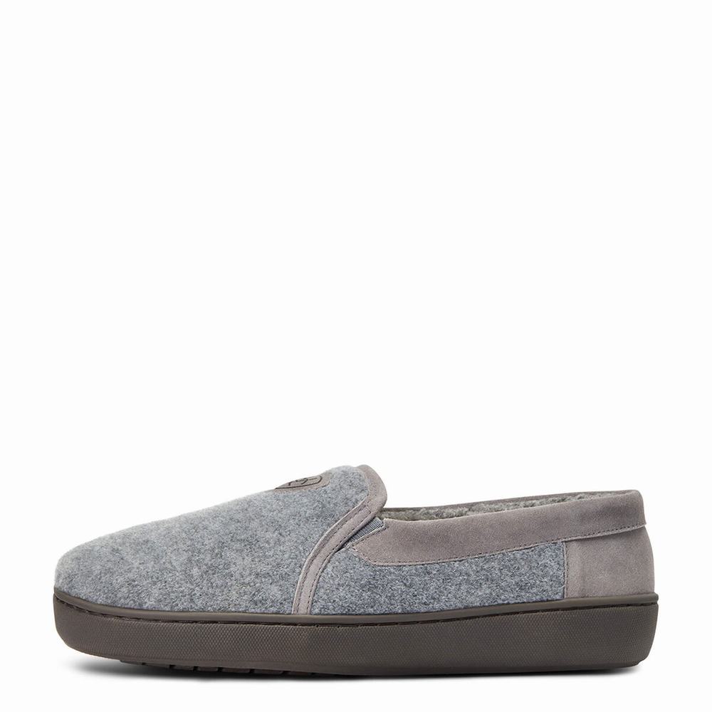 Grey Men's Ariat Lincoln Slippers | 2781-WLAFY