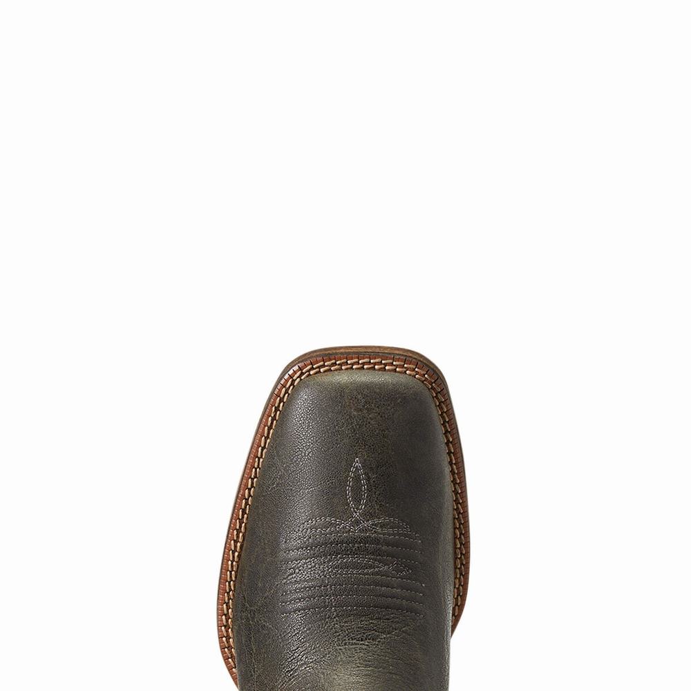 Grey Men's Ariat Sport Smokewagon Western Boots | 7152-OCSBM