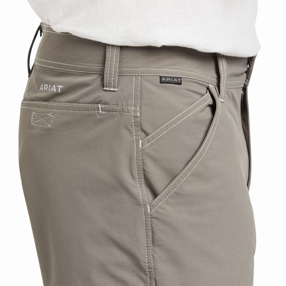 Grey Men's Ariat TEK Pants | 3742-FHXNR