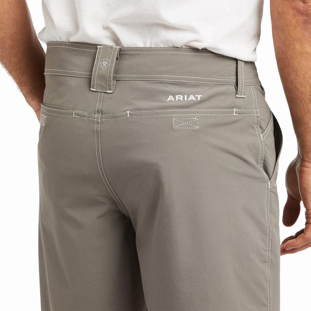 Grey Men's Ariat TEK Pants | 3742-FHXNR