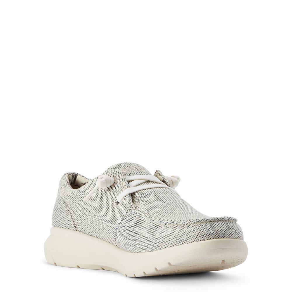 Grey Women's Ariat Hilo Sneakers | 4257-OYWCN