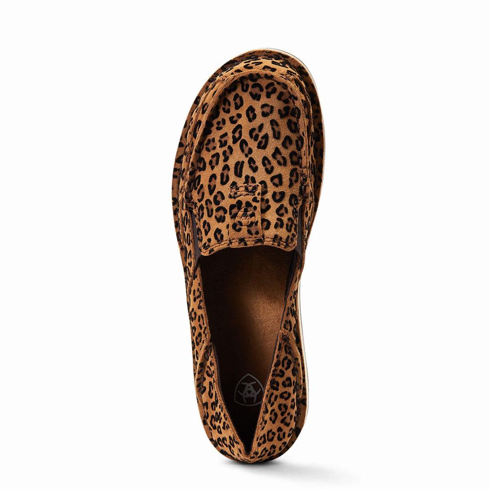 Leopard Women's Ariat Cruiser Sneakers | 4369-EDHKM