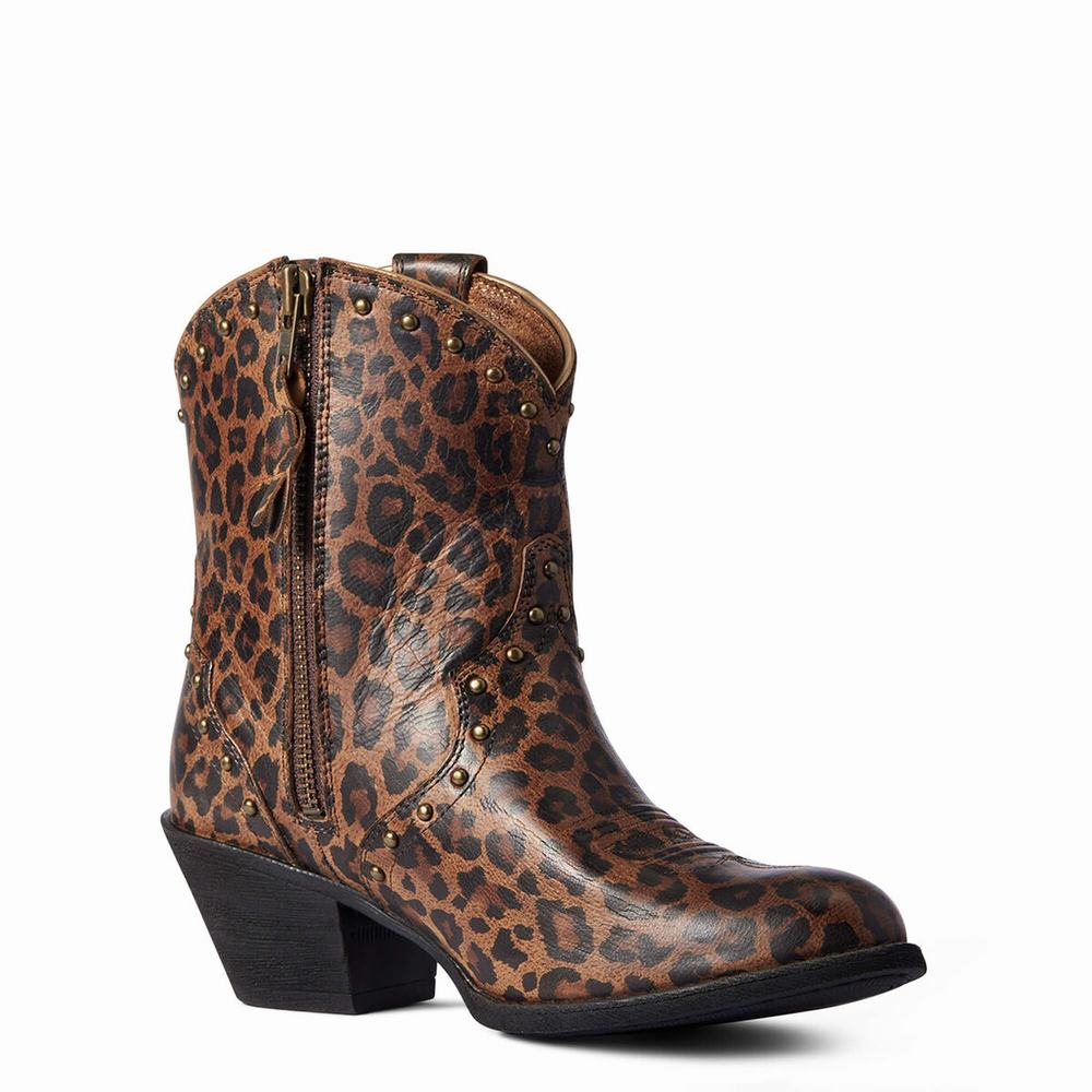 Leopard Women's Ariat Gracie Booties | 3509-NFLRH