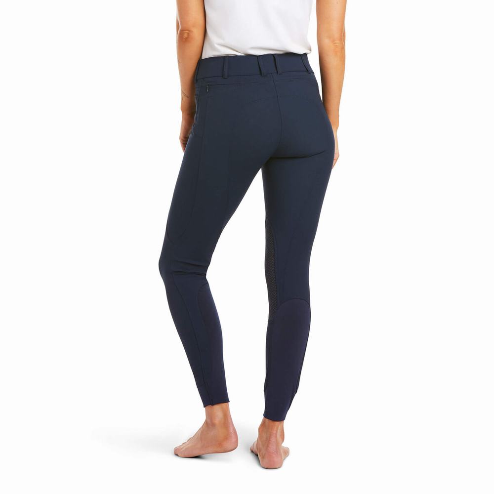 Navy Women's Ariat Prelude Pants | 8723-YATND