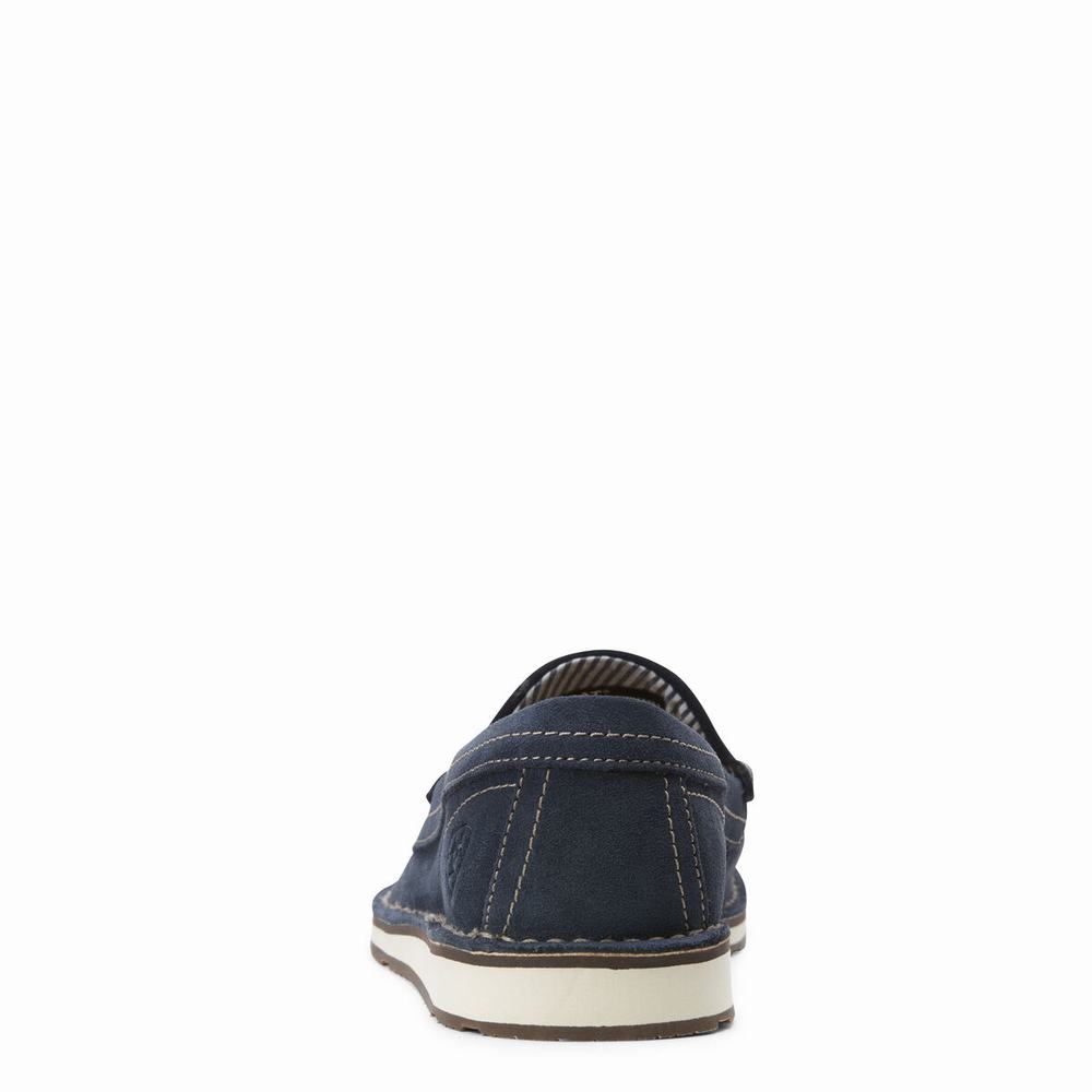 Navy Women's Ariat Tassel Cruiser Sneakers | 9806-QWTYO