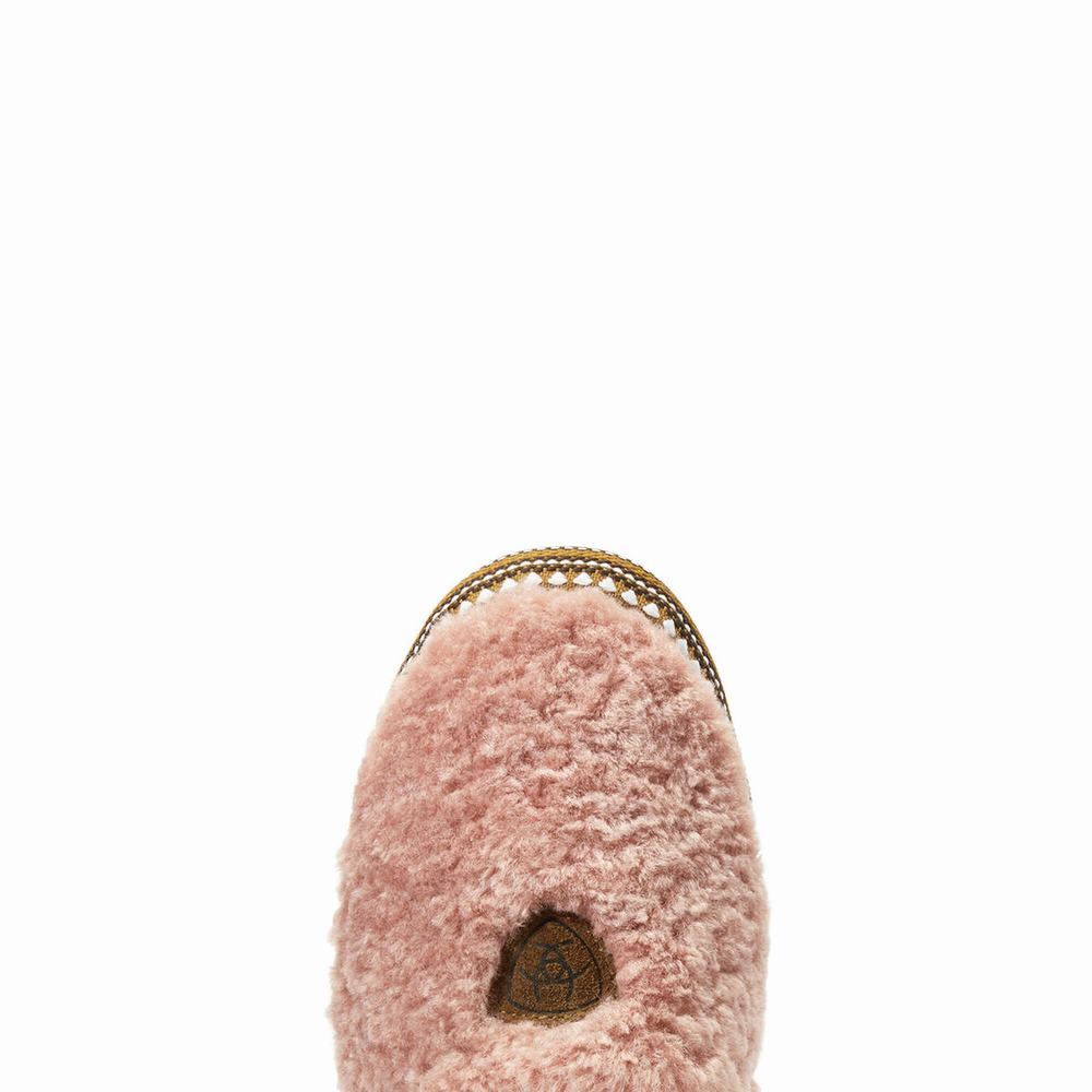 Pink Women's Ariat Snuggle Slippers | 4509-ESVKC