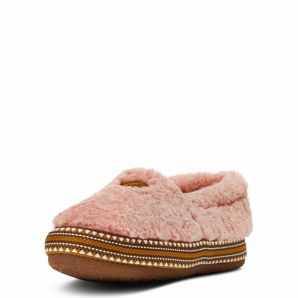 Pink Women\'s Ariat Snuggle Slippers | 4509-ESVKC