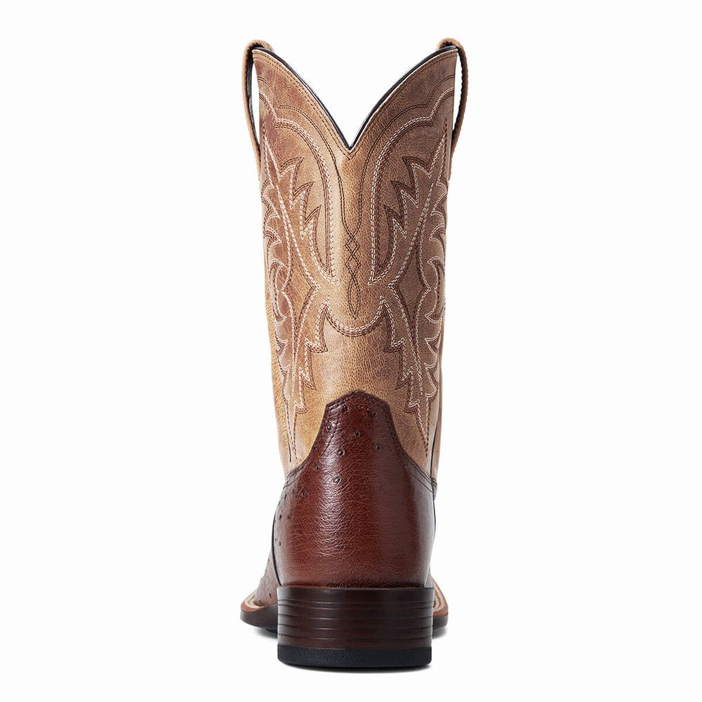 Red Men's Ariat Night Life Ultra Western Boots | 3905-BSFYU