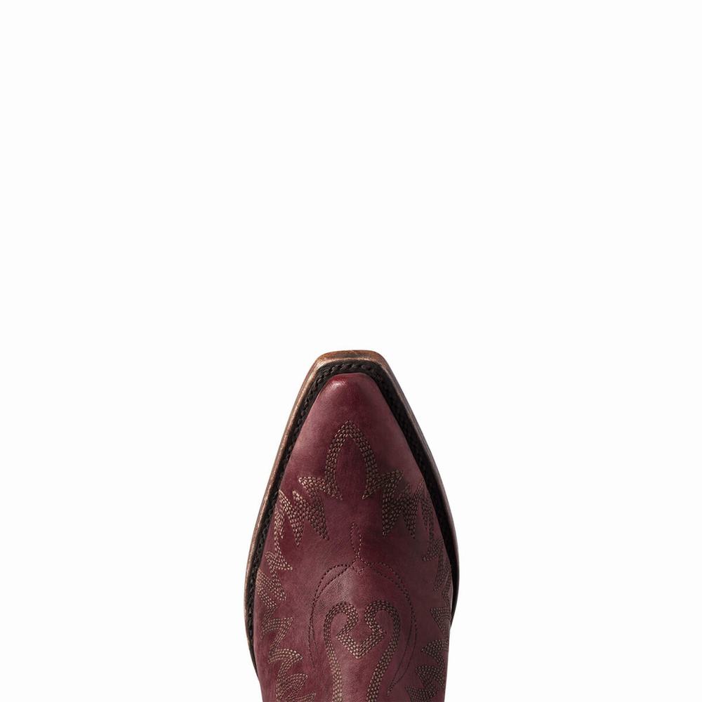 Red Women's Ariat Dixon Booties | 6578-YSQMP