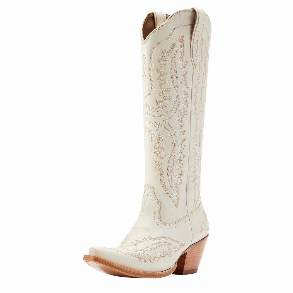 White Women\'s Ariat Casanova Western Boots | 3759-DVCQJ