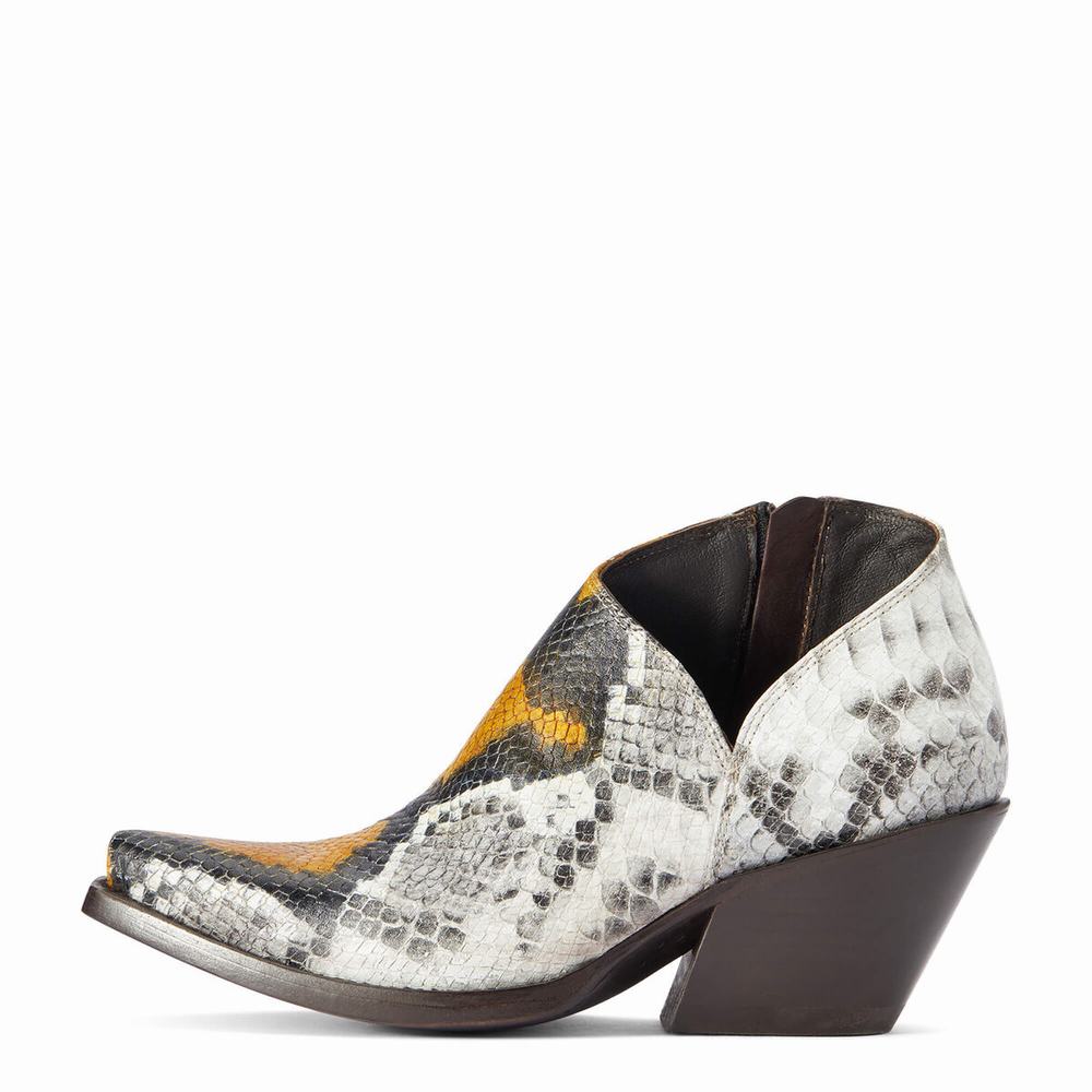 Yellow Snake Women's Ariat Jolene Booties | 3219-IYHMV